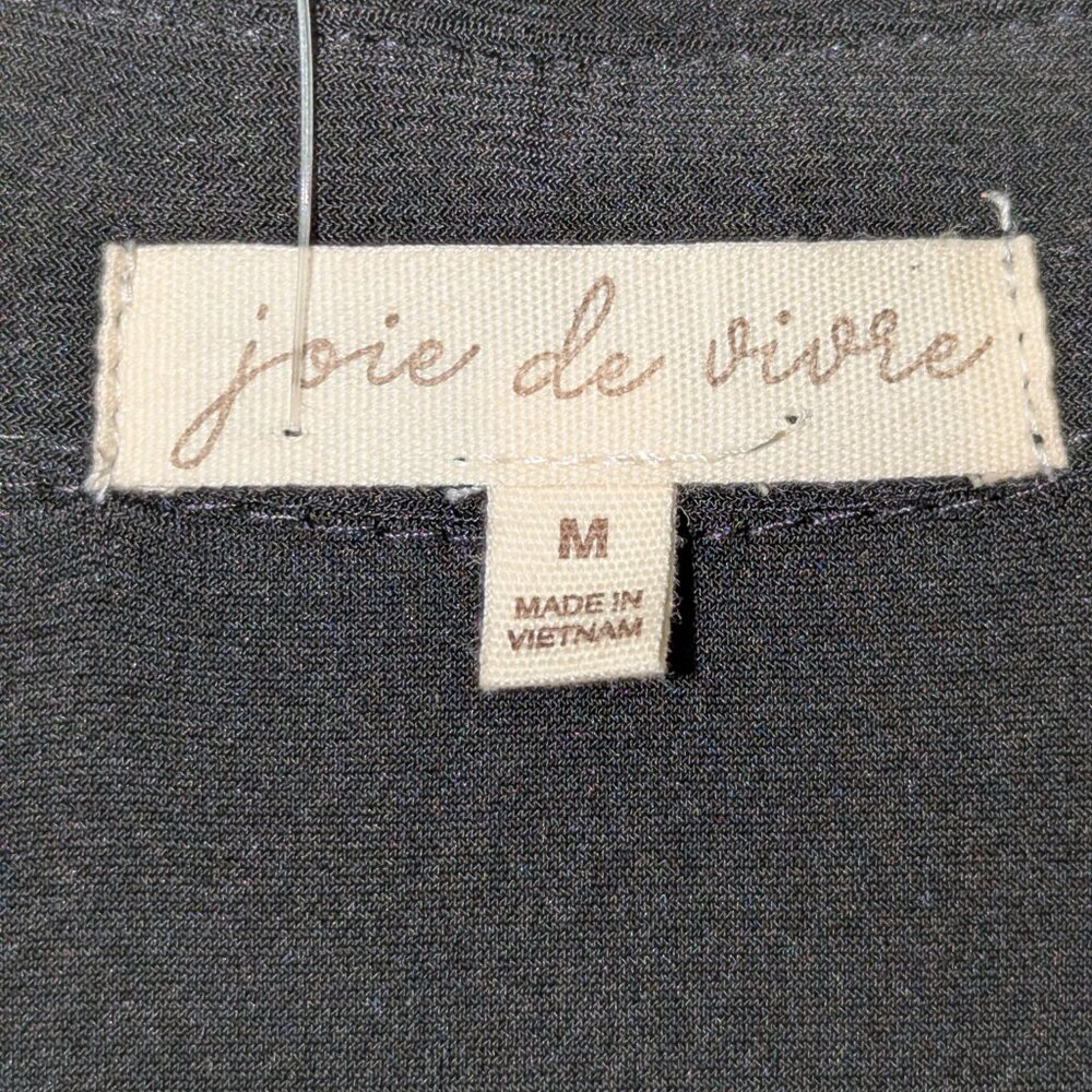 Joie de vivre, Black blouse, size Med, New! - Picture 5 of 7